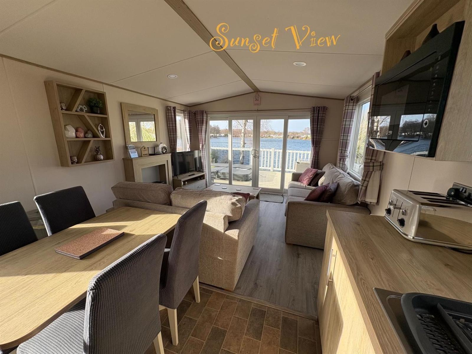 Tattershall Lakes Sunset View Caravan Lakeside, Hot Tub, Garden, Private Fishing Peg & Wifi Dış mekan fotoğraf